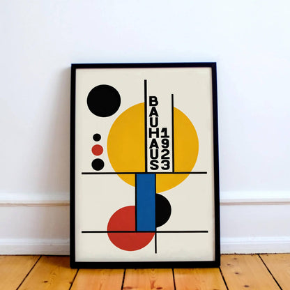 Bauhaus 1923 Geometric Shapes Poster