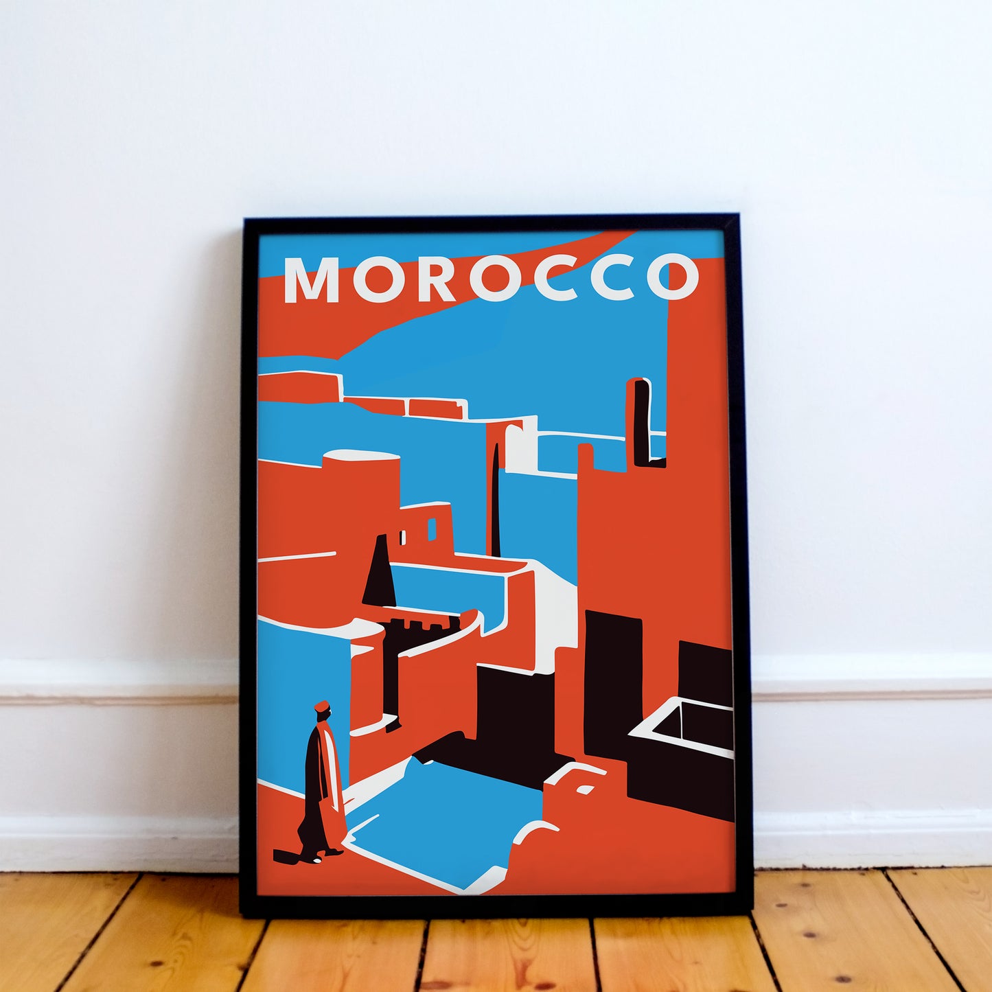 Morocco Minimal Travel Poster