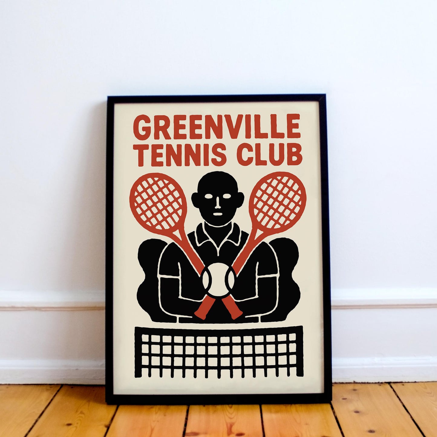 Greenville Tennis Club Poster