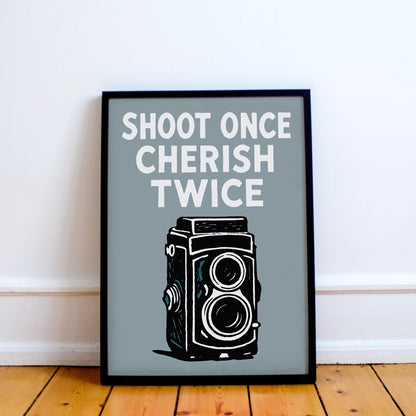 Analog Camera Quote Poster