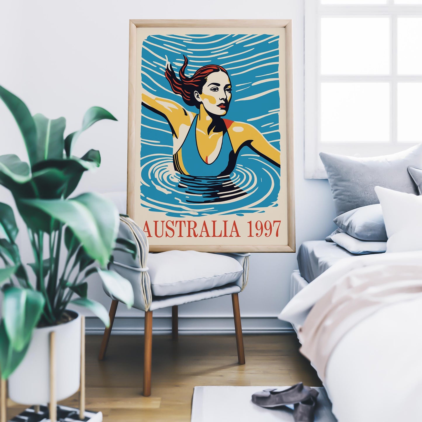 Australia 1997 Swim Poster