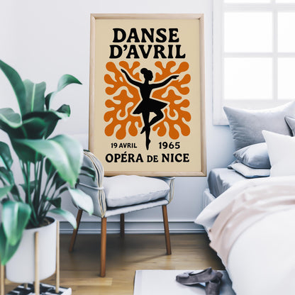 Danse Avril Ballet Poster