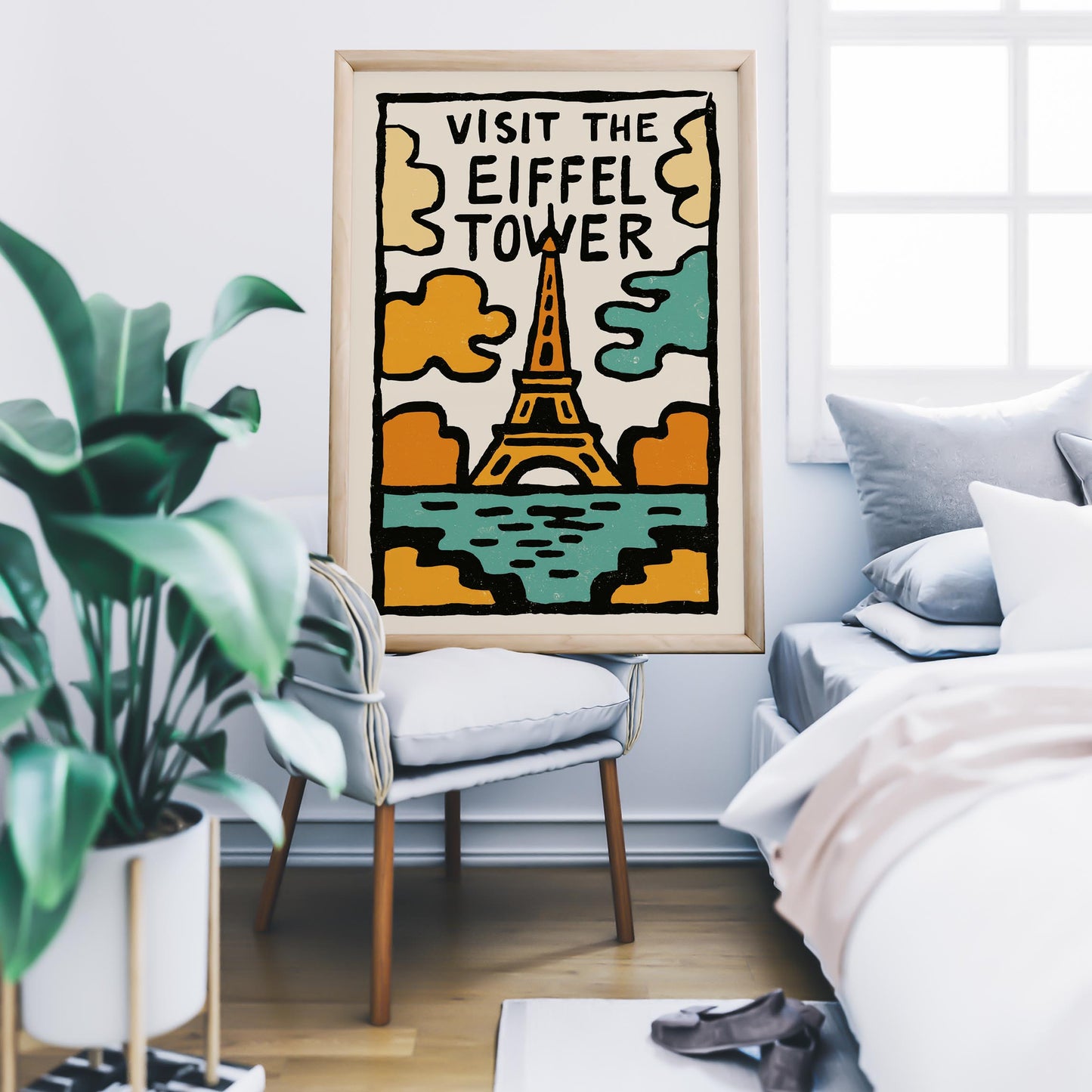 Eiffel Tower Travel Poster