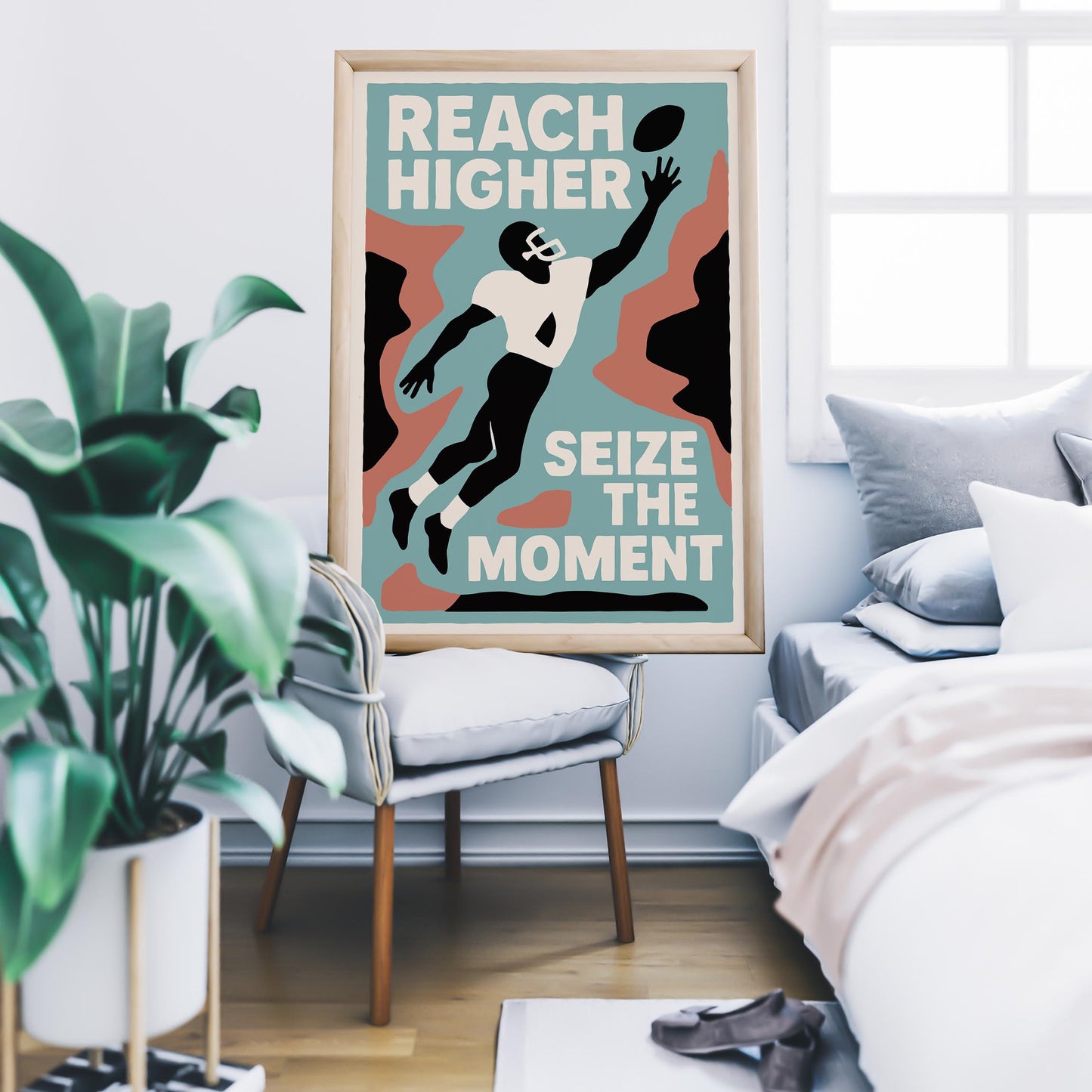 Football Motivation Poster Print