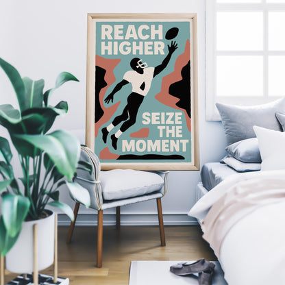 Football Motivation Poster Print