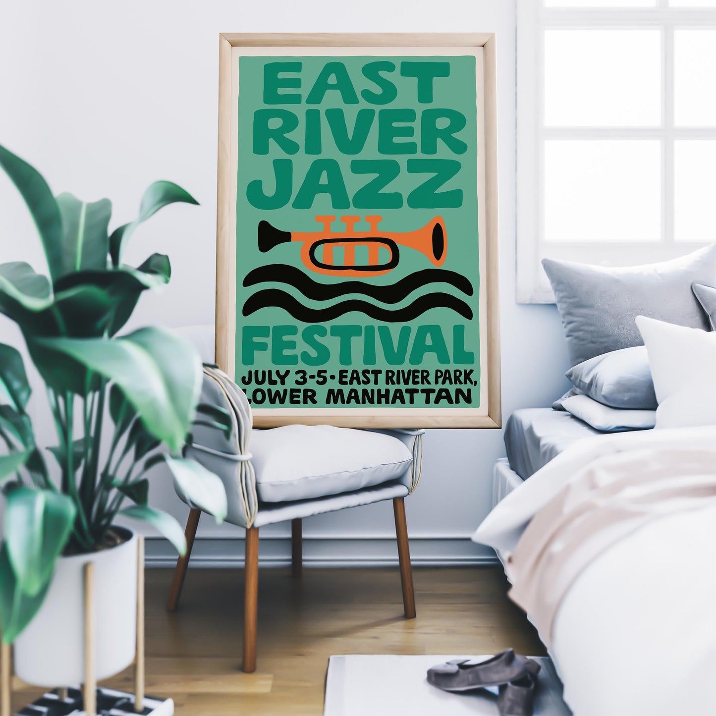 East River Jazz Festival Poster
