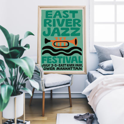 East River Jazz Festival Poster
