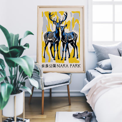 Nara Deer Duo Poster
