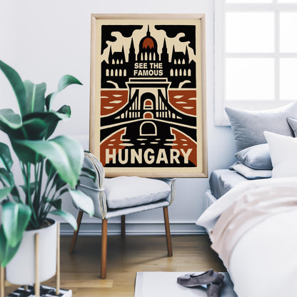 Hungary Travel Poster Print