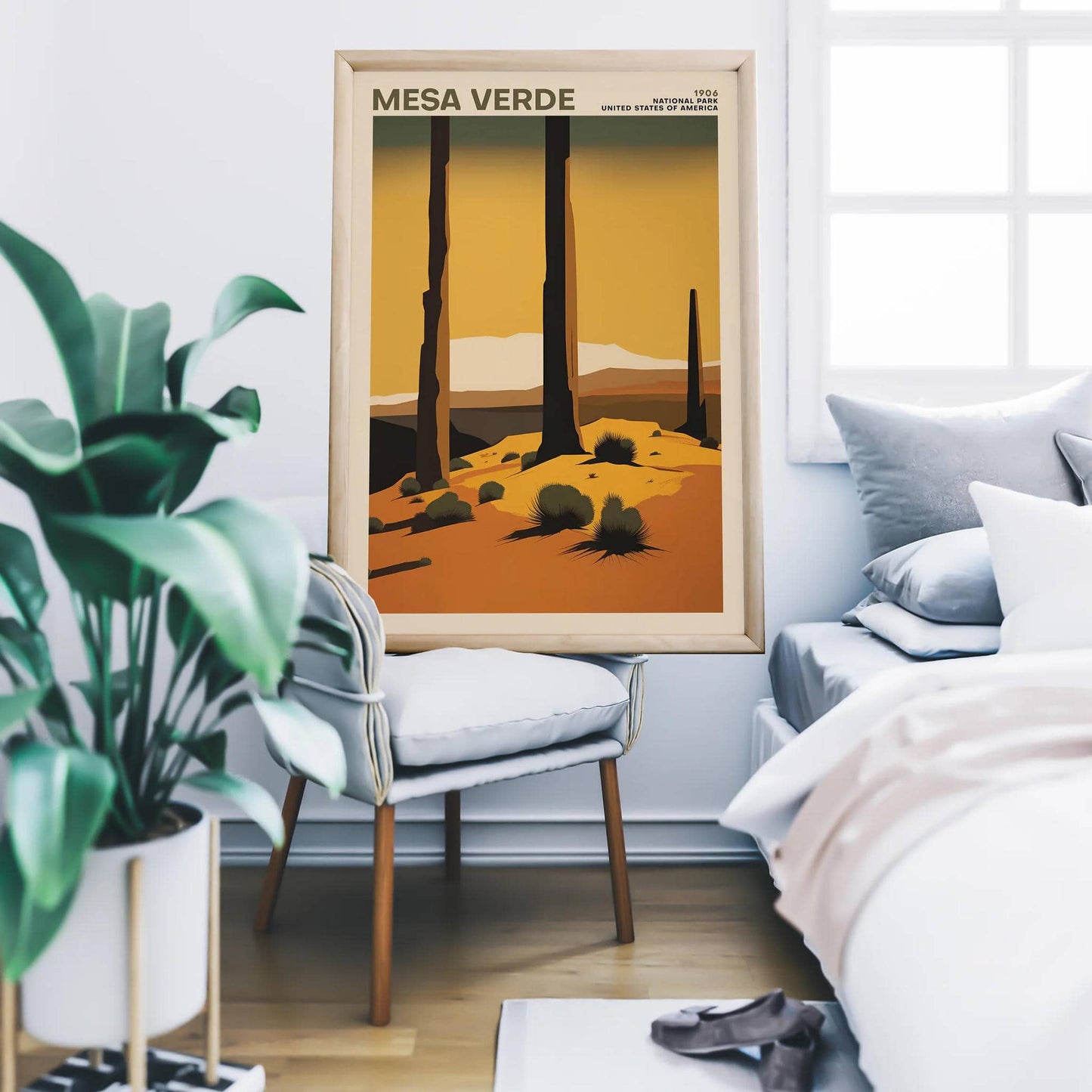 Mesa Verde  National Park Retro Poster