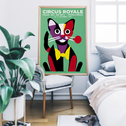 French Circus Royale Vintage Poster