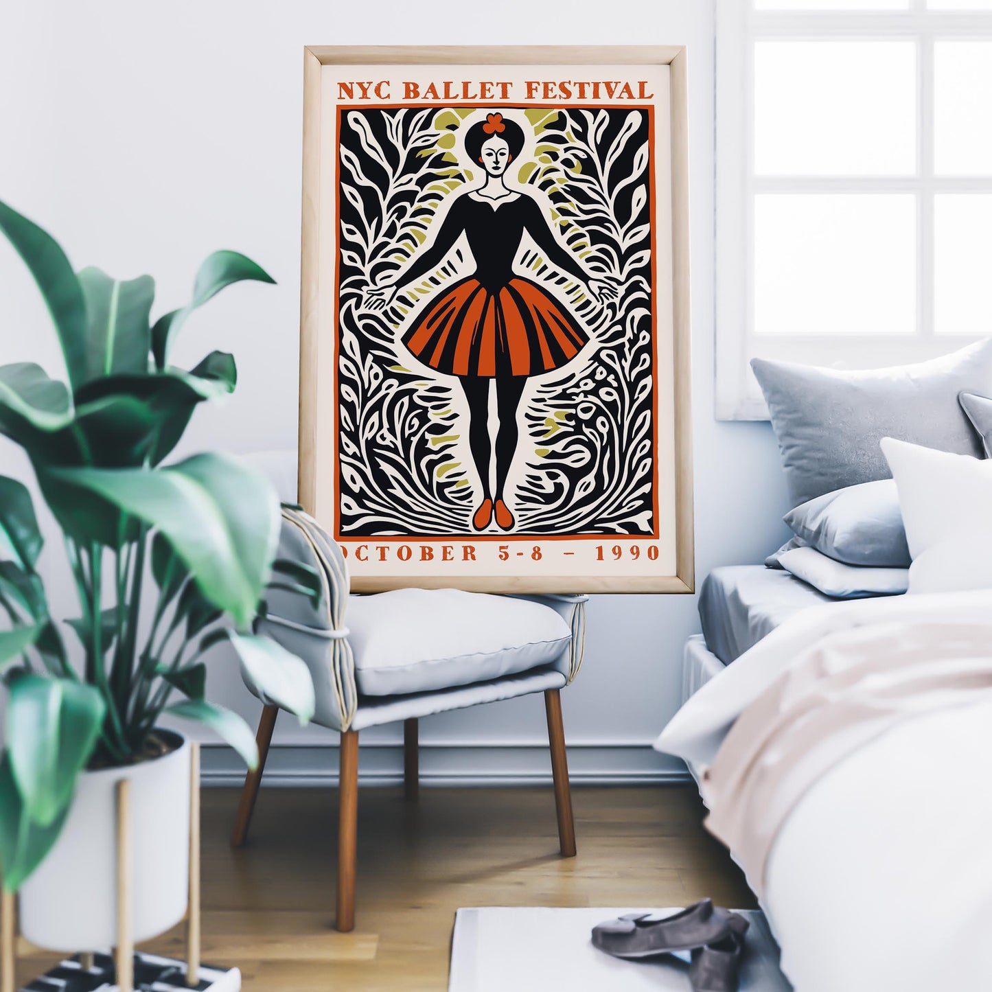 NYC Ballet Festival 1990 Poster Print