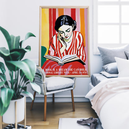 Book Lover Poster Print