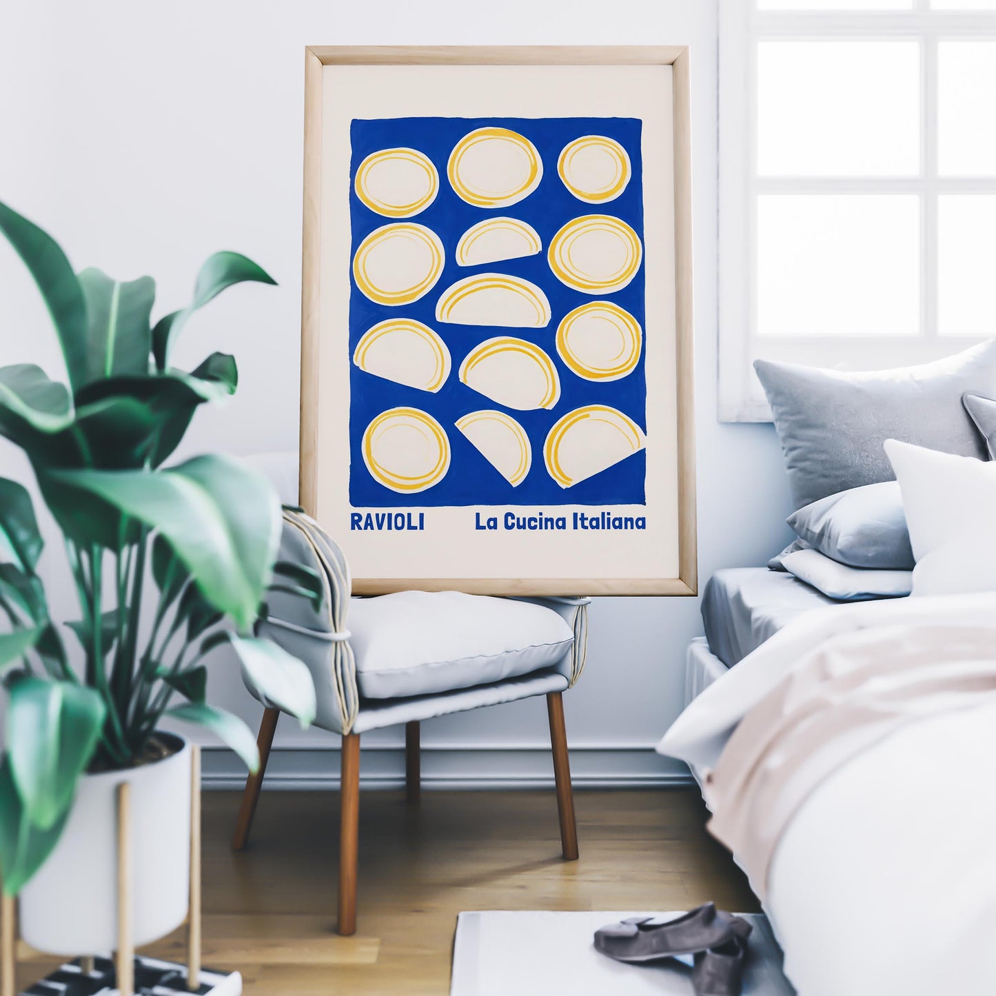 Ravioli Pasta Shapes Wall Print