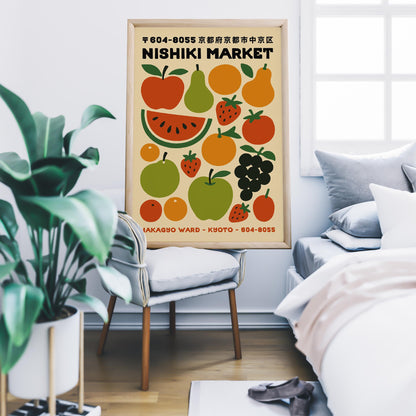 Nishiki Market Fruit Poster