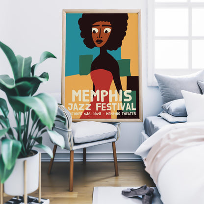 Memphis Jazz Festival Poster Print