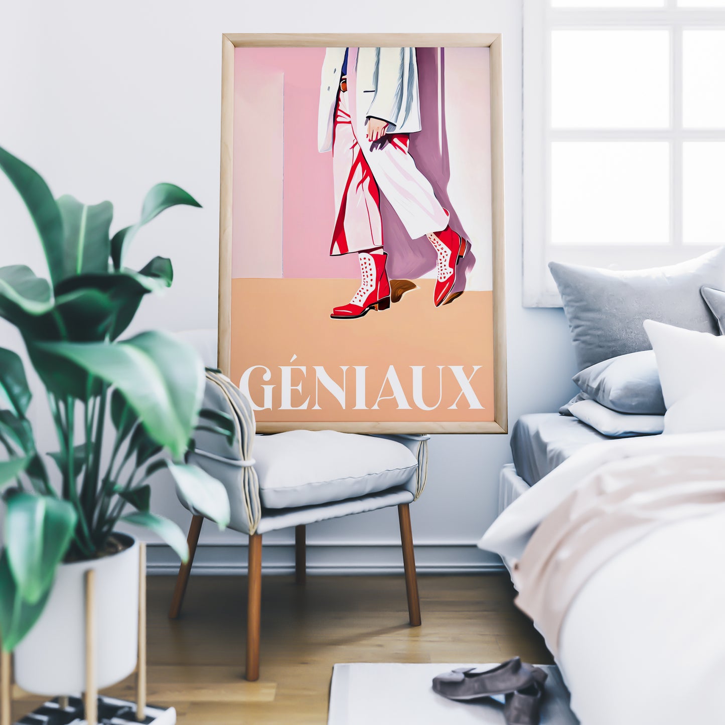 Geniaux French Fashion Wall Art Print