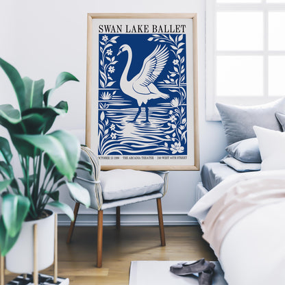 Swan Lake Ballet Poster Print