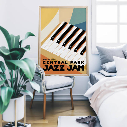 Central Park 1993 Jazz Festival Poster