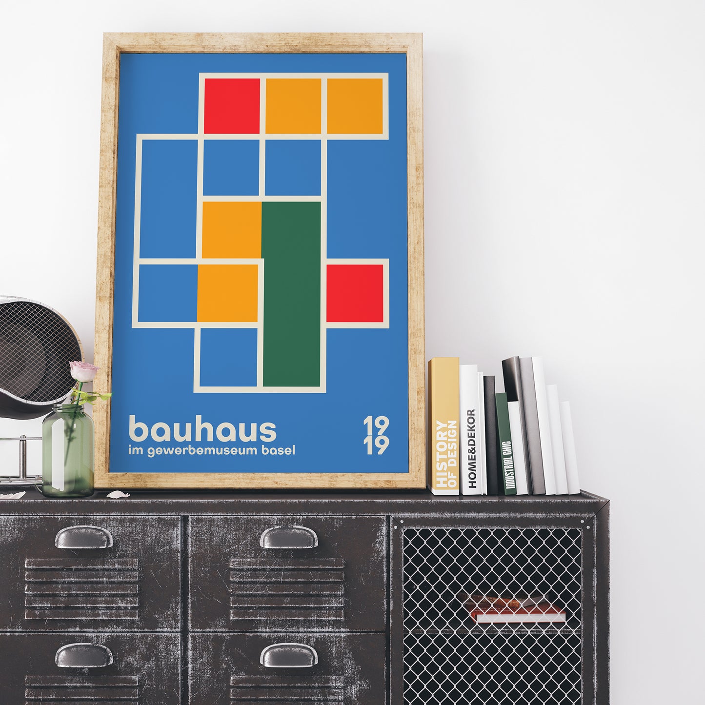 Bauhaus 1919 Blue Poster