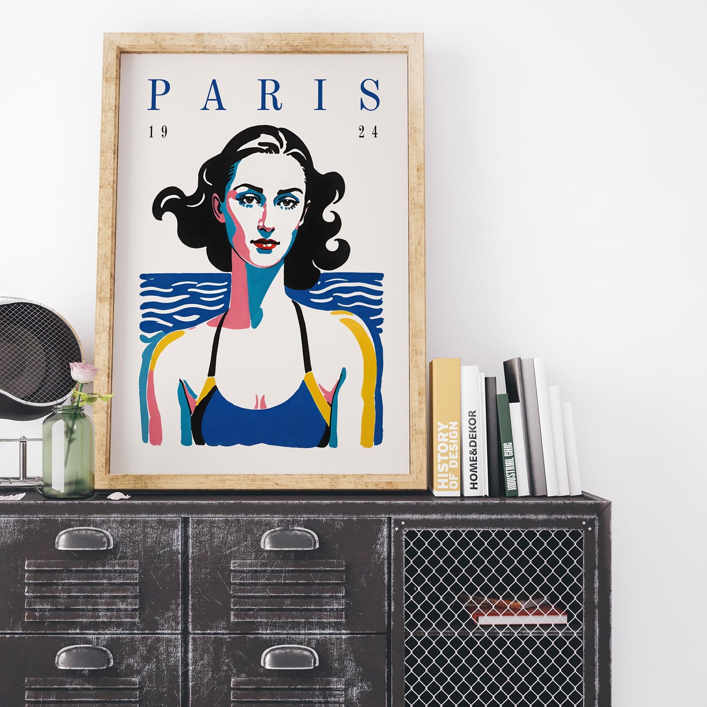 Paris 1924 Swim Poster