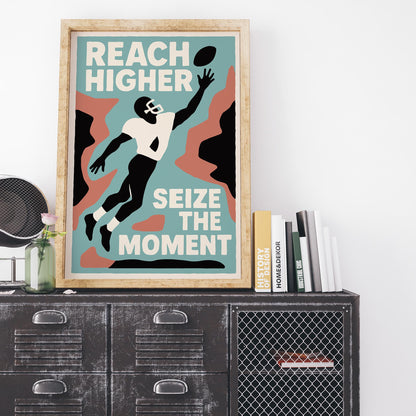 Football Motivation Poster Print