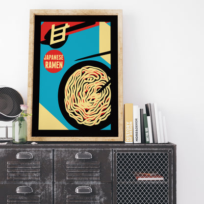 Vintage Japanese Ramen Poster