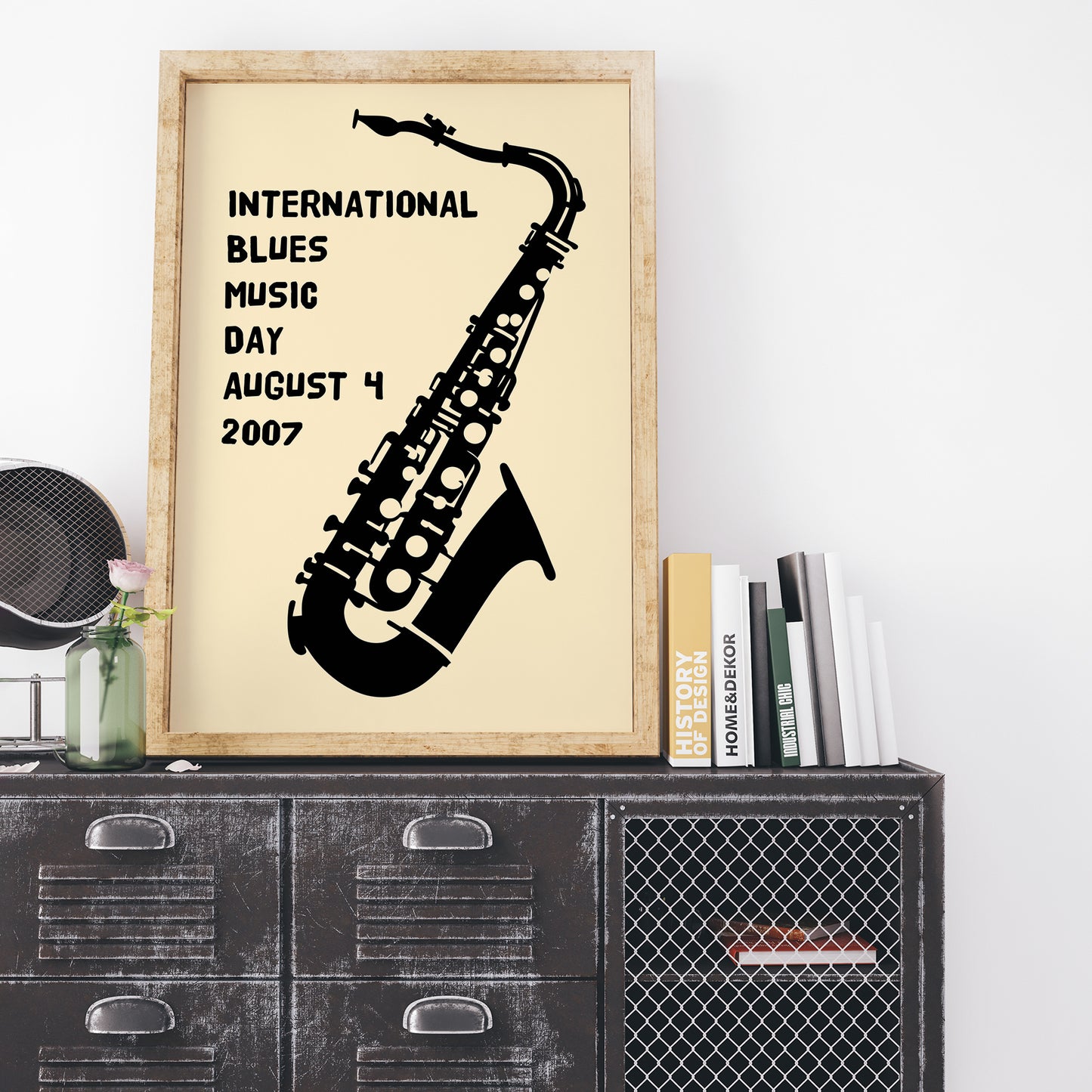 Blues Music Day - Saxophone Poster