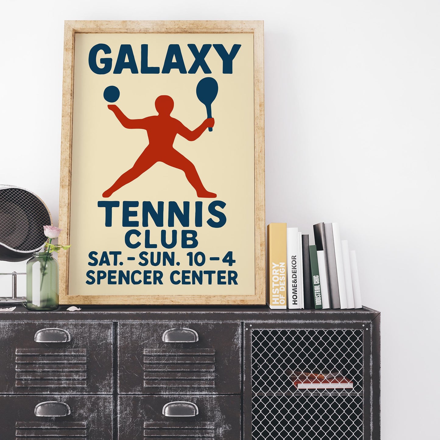 Galaxy Tennis Club Poster