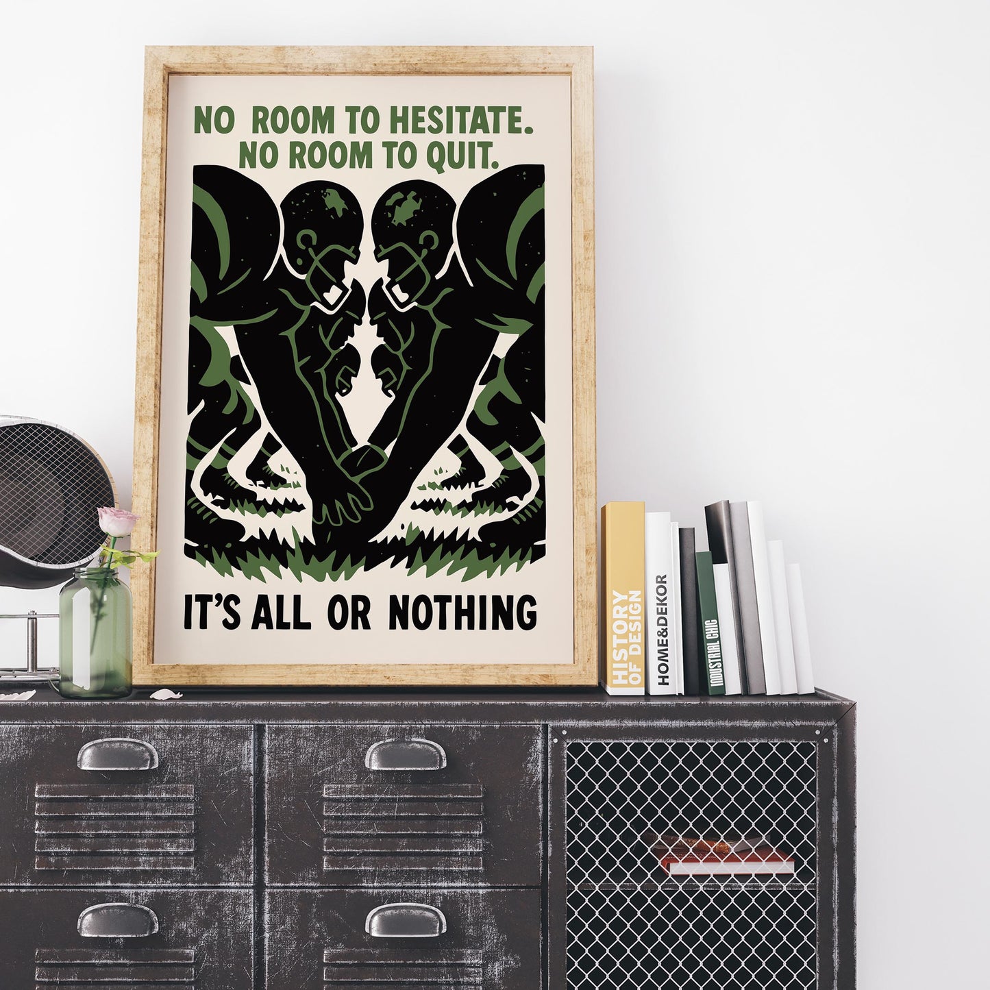 All Or Nothing Football Poster