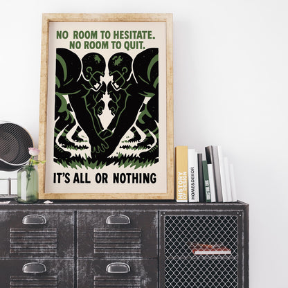 All Or Nothing Football Poster