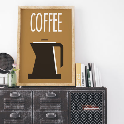 Retro Coffee Minimalist Poster