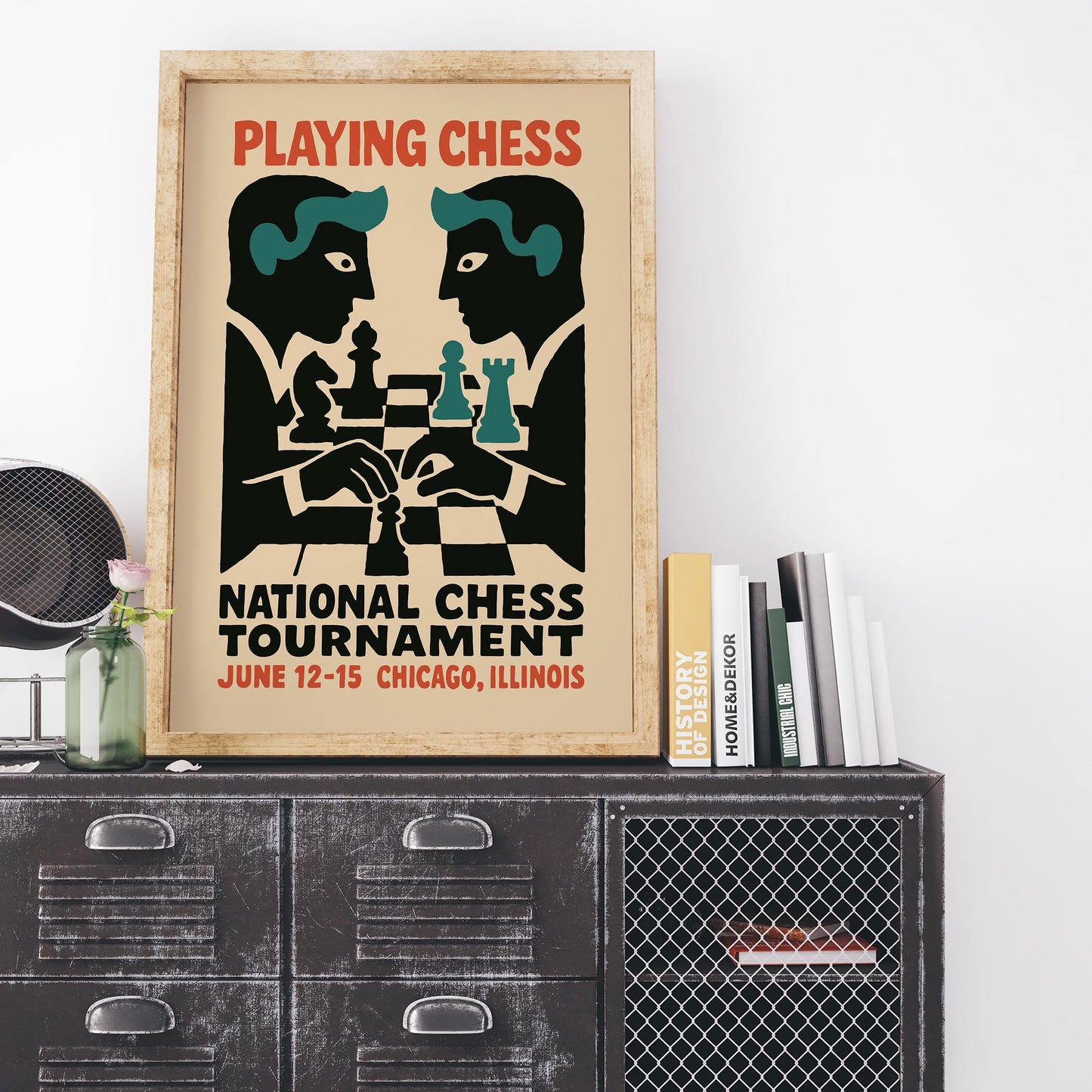 Chess Tournament Wall Art