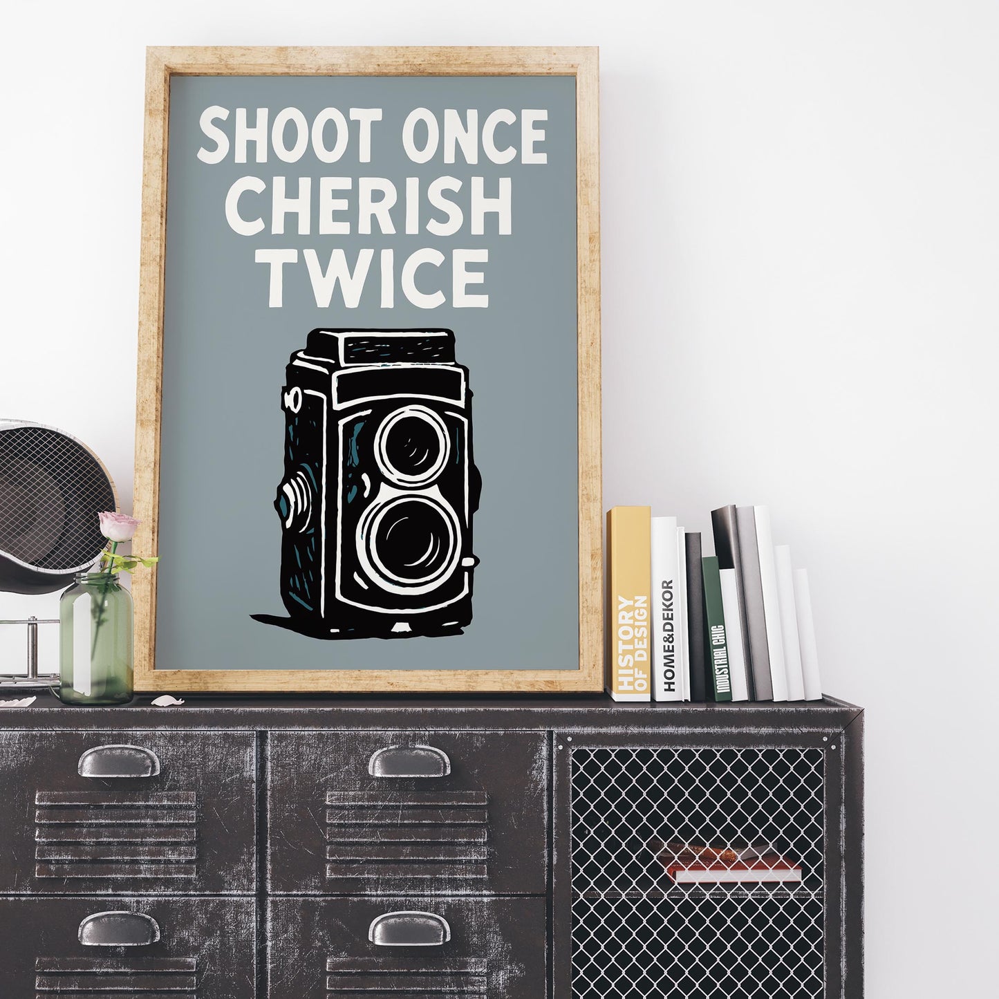 Analog Camera Quote Poster