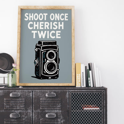 Analog Camera Quote Poster