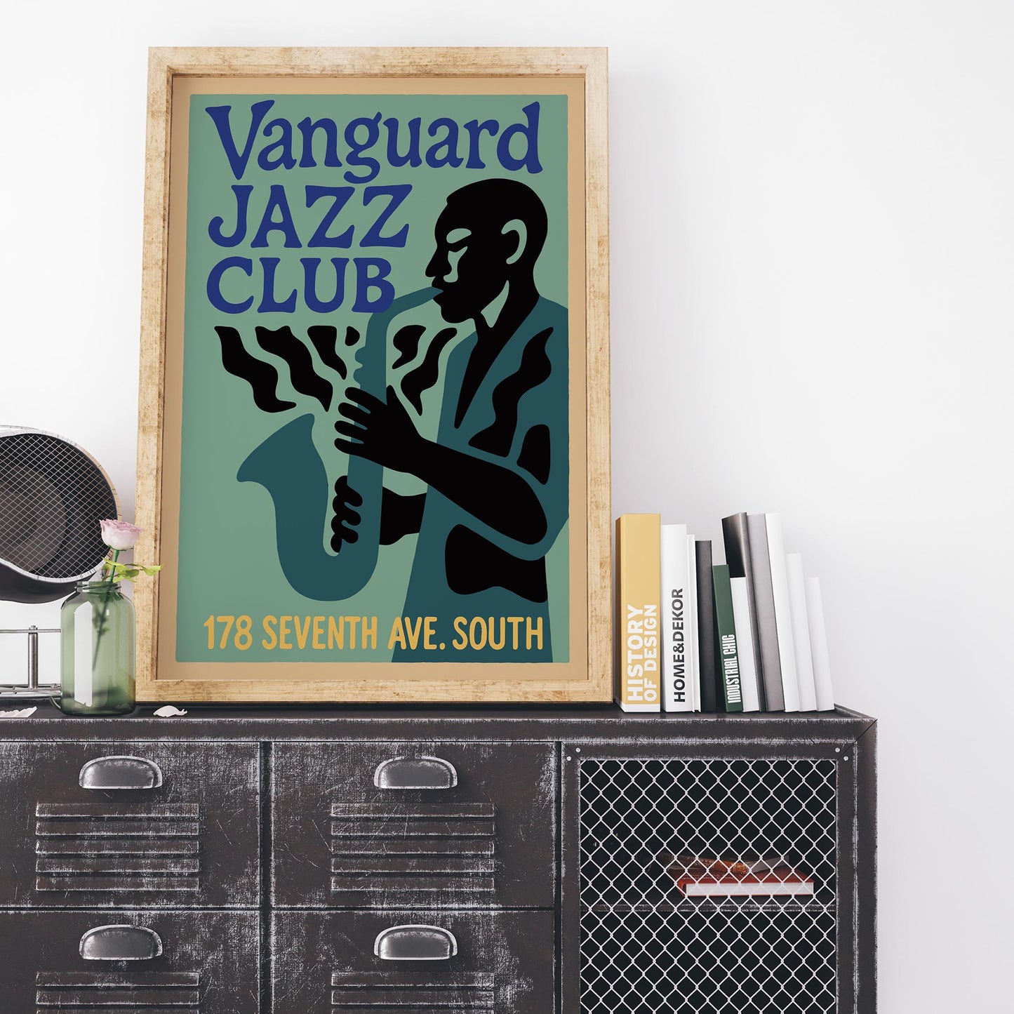 Vintage Jazz Club Wall Art