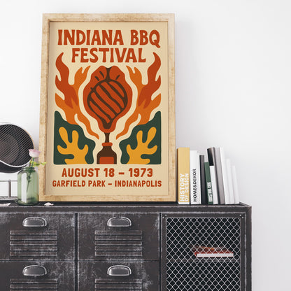 Indiana BBQ Festival Poster