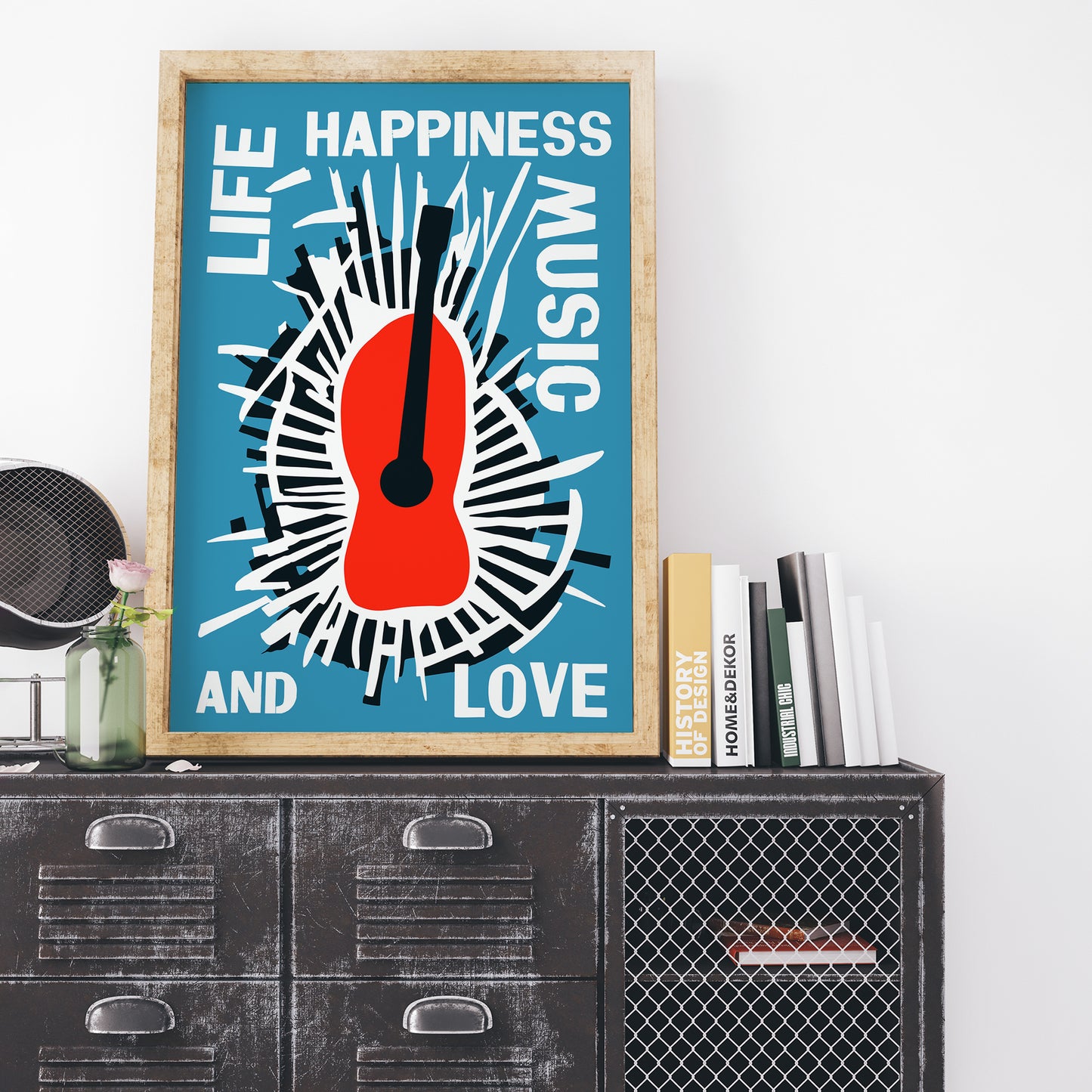 Life - Happiness - Music and Love Poster