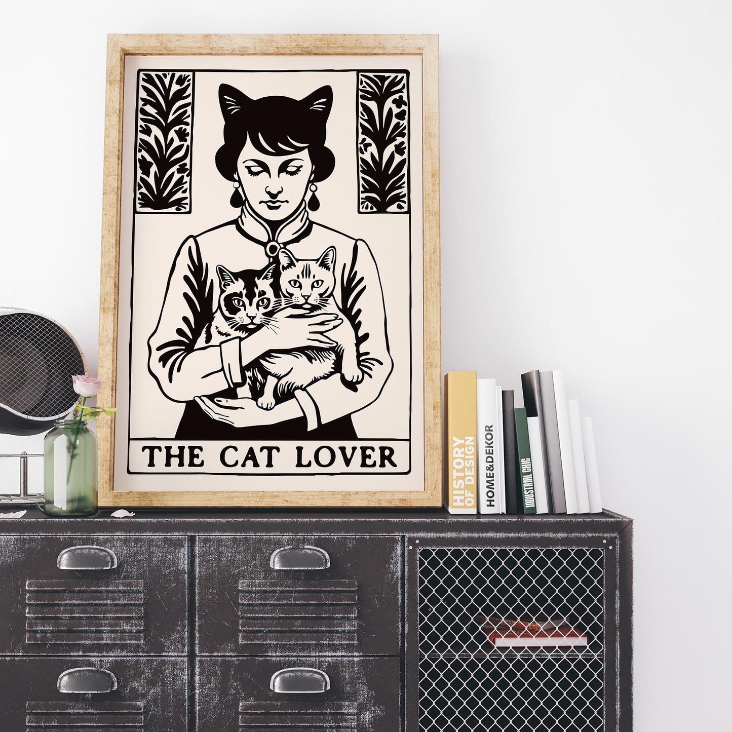 Cat Lover Vintage Print