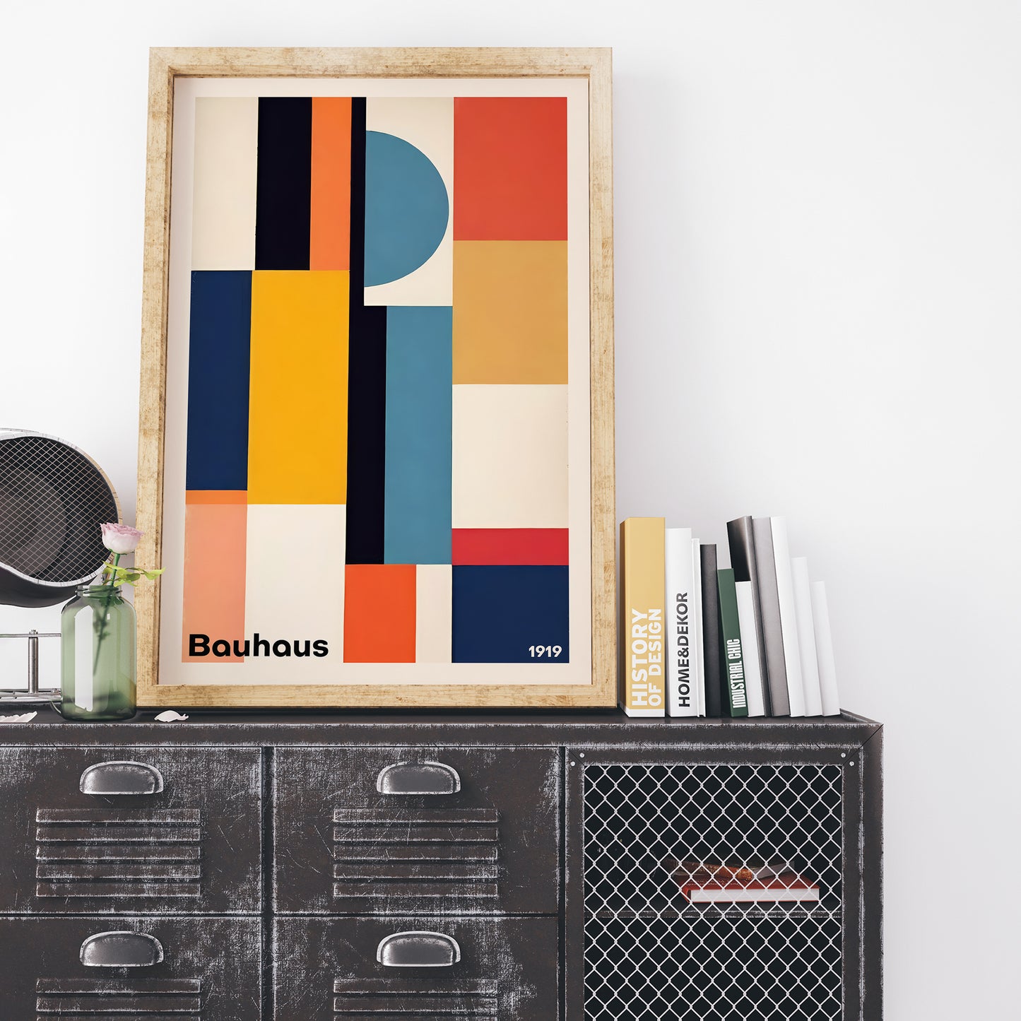 Geometric Colorful Bauhaus Poster