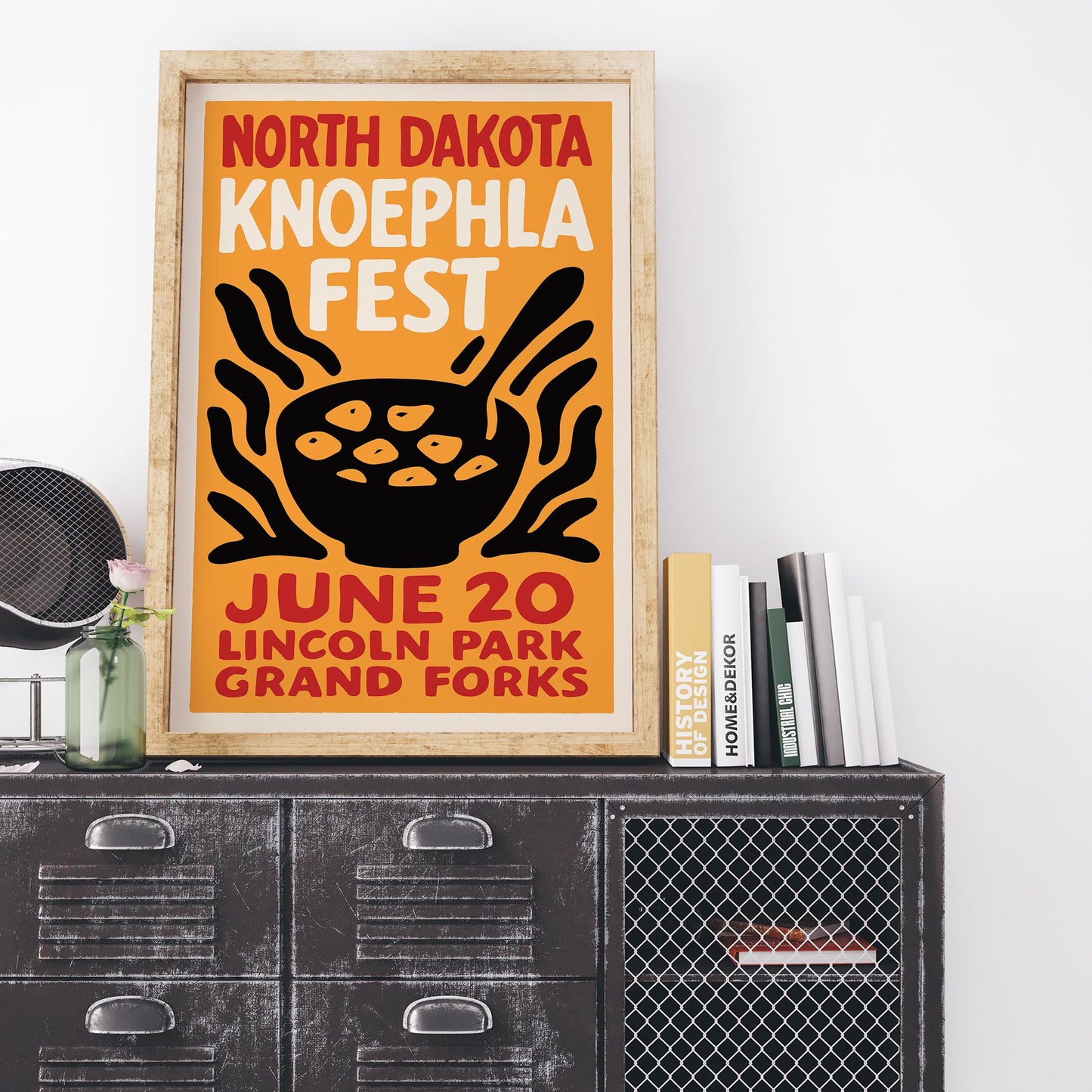 North Dakota Knoephla Fest Poster