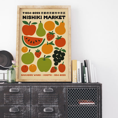 Nishiki Market Fruit Poster
