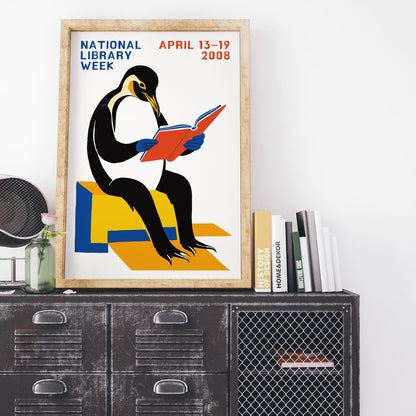 2008 Retro Literary Wall Art Poster