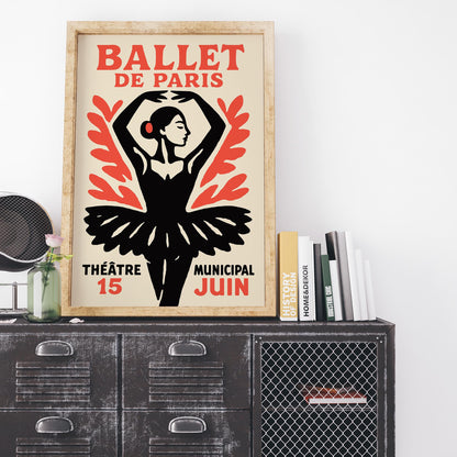 Paris Ballet Poster Print