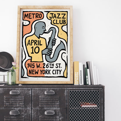 Metro Jazz Club Poster