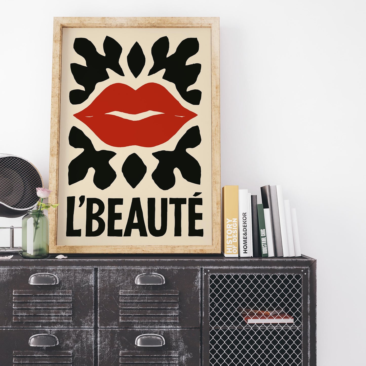 L Beaute Lips Poster Print