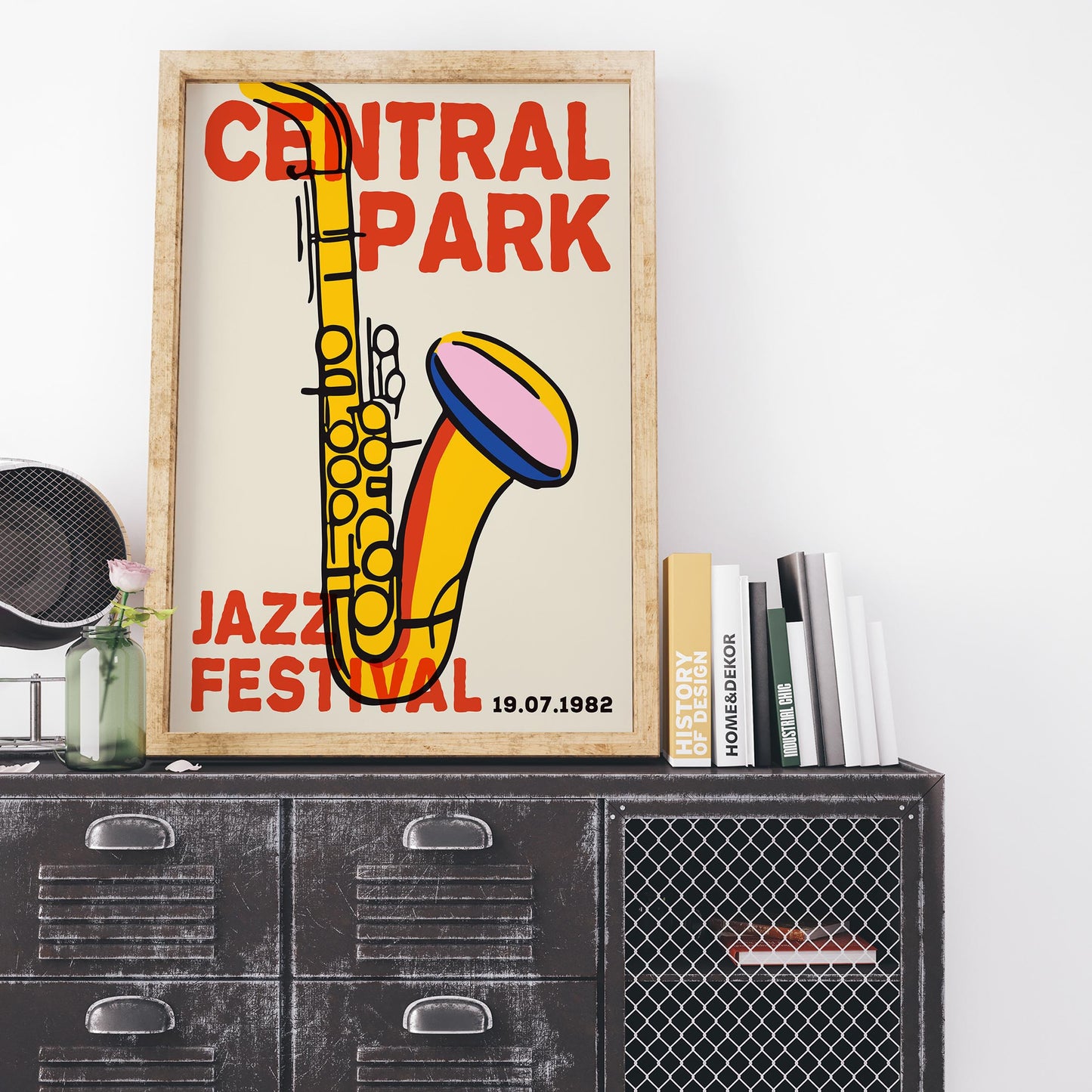 Central Park Jazz Poster Print