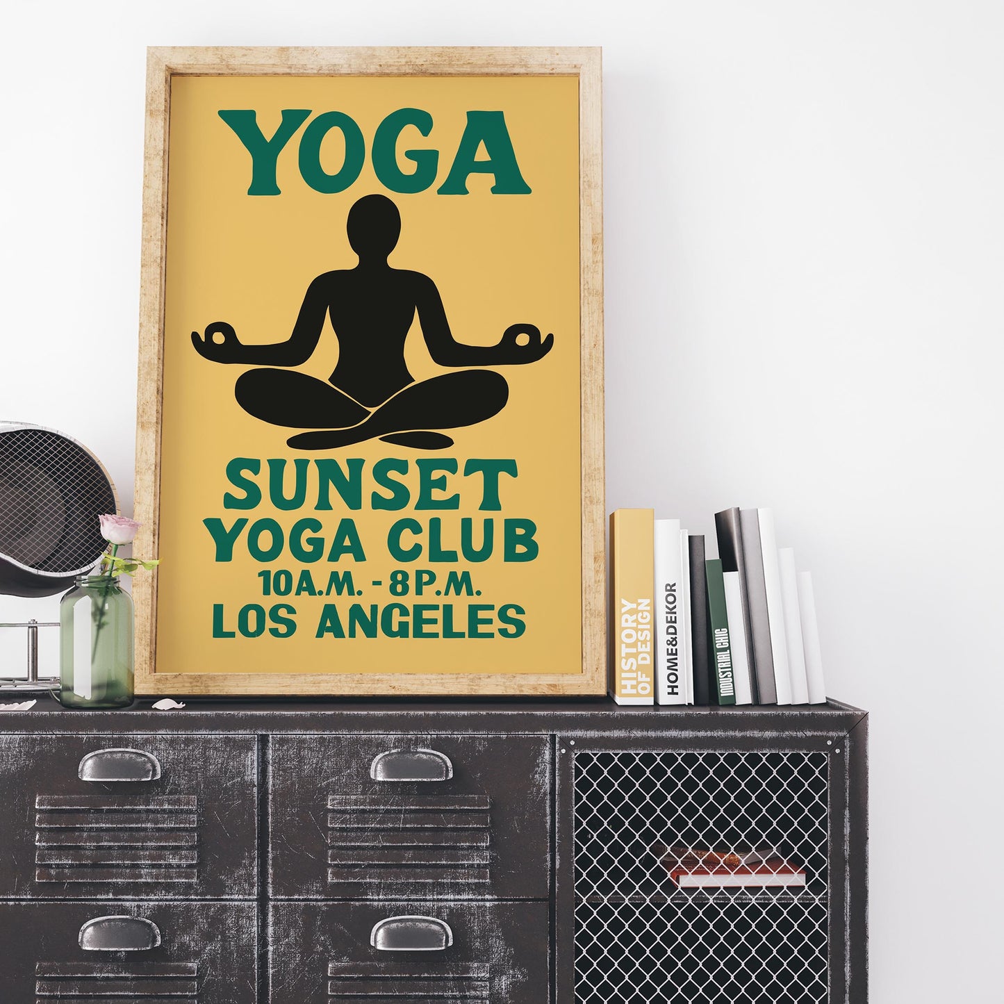 Sunset Yoga Club Poster