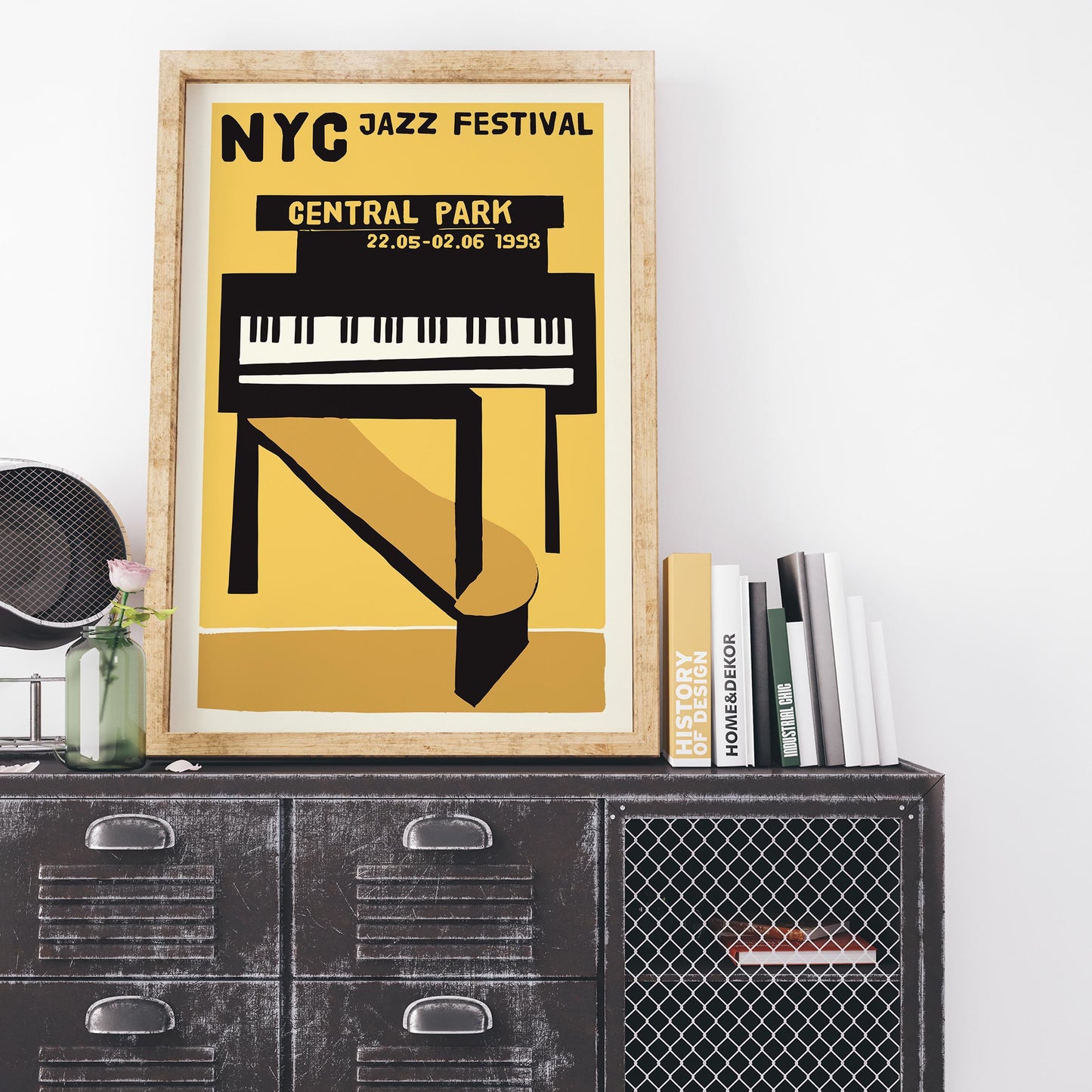 NYC Jazz Festival Piano Poster