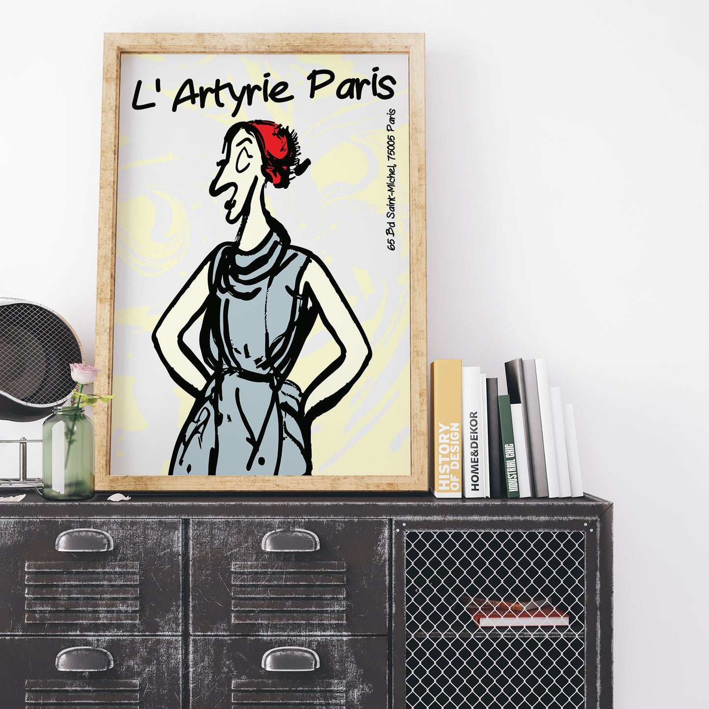 Paris Fashion Vintage Poster